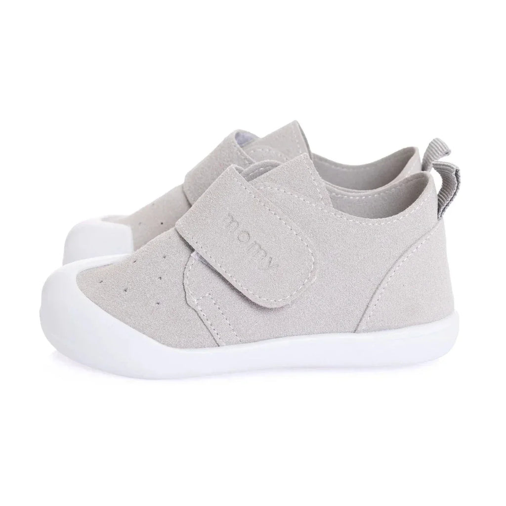 Momy First Step Shoes - Grey - Baby First Walker Shoes