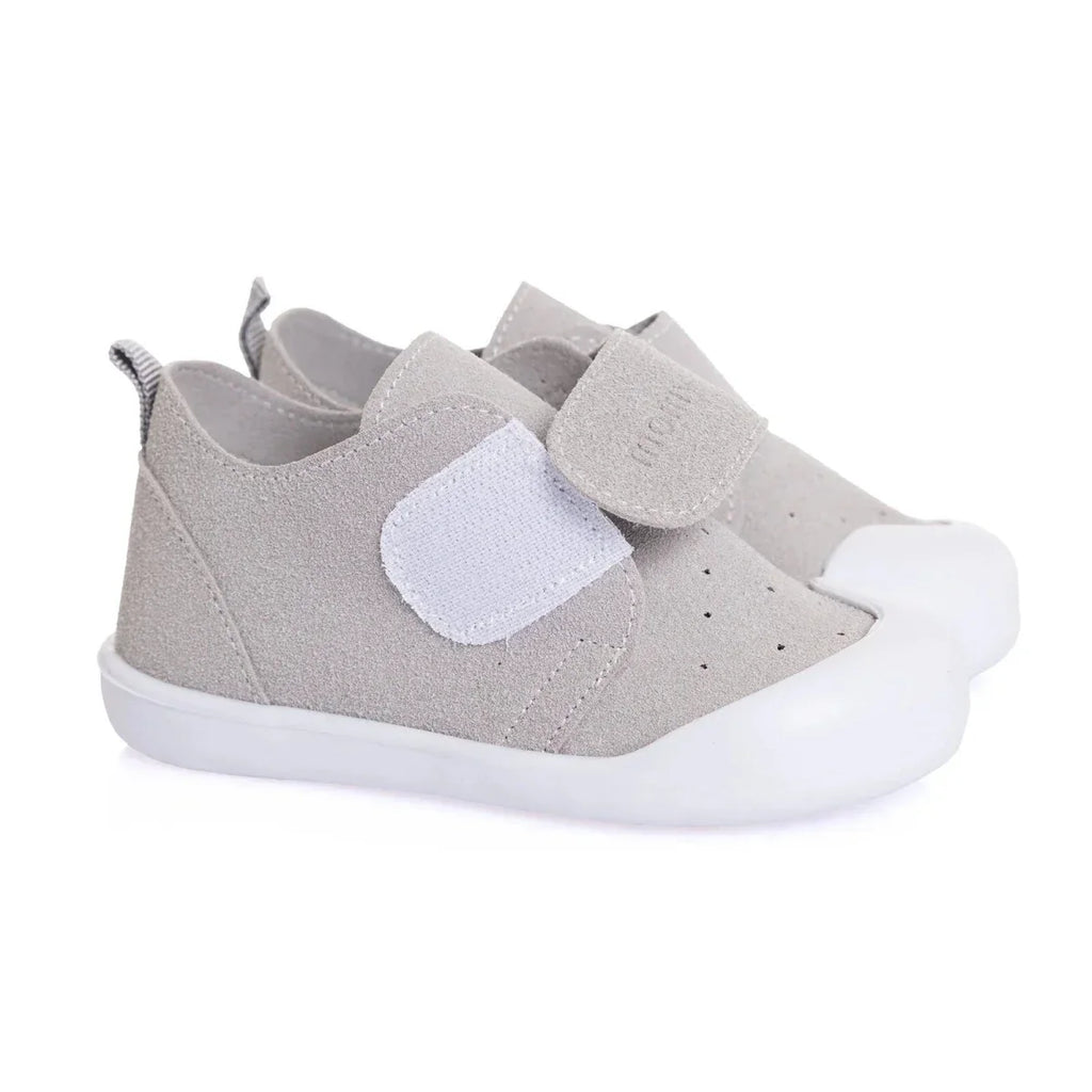 Momy First Step Shoes - Grey - Baby First Walker Shoes