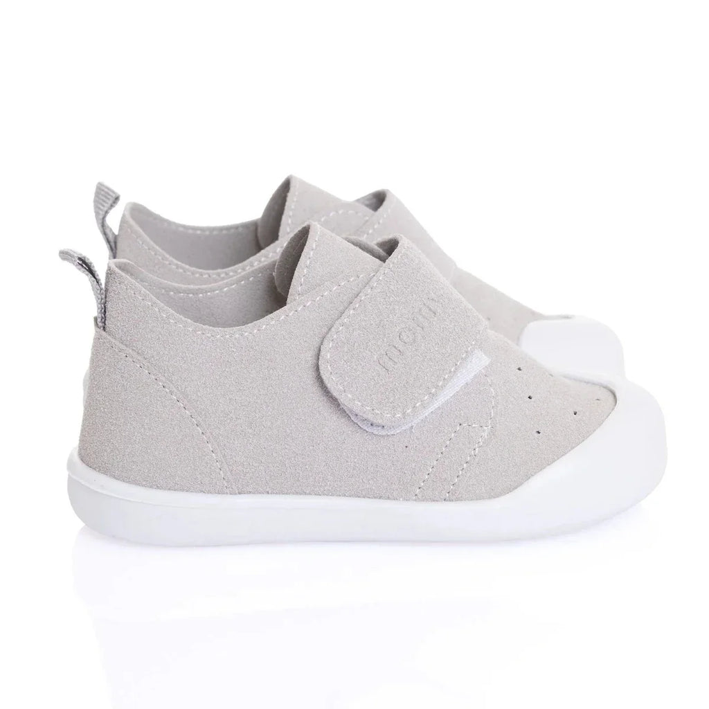 Momy First Step Shoes - Grey - Baby First Walker Shoes