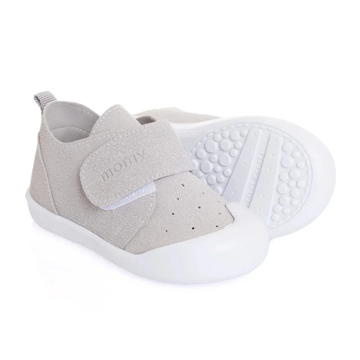 Momy First Step Shoes - Grey - Baby First Walker Shoes