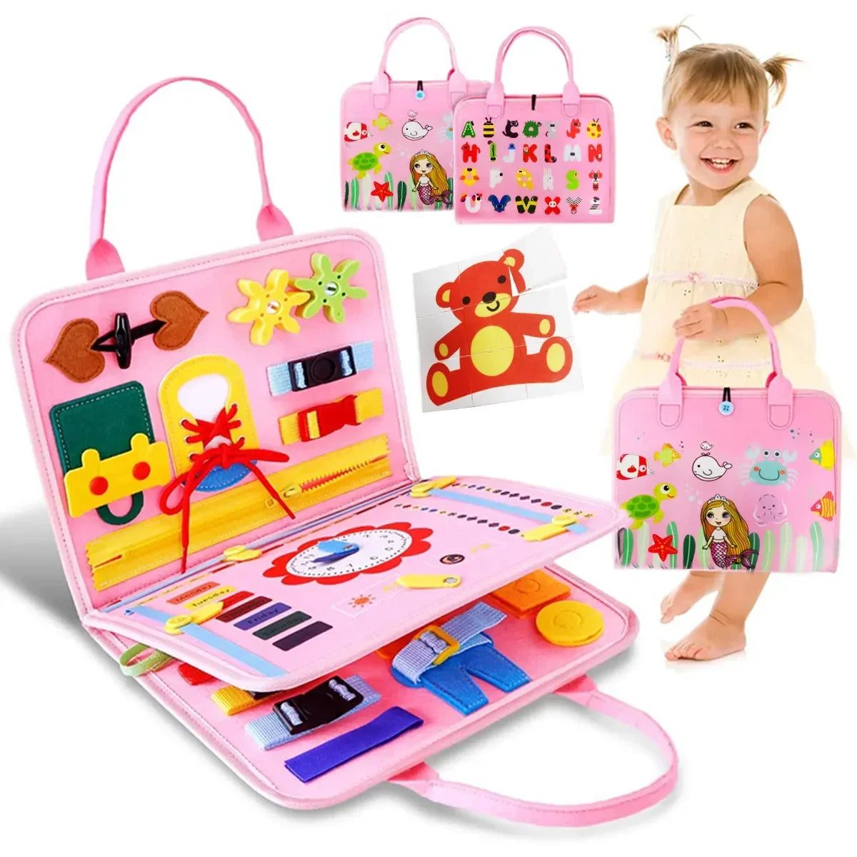 Montessori Busy Board-7
