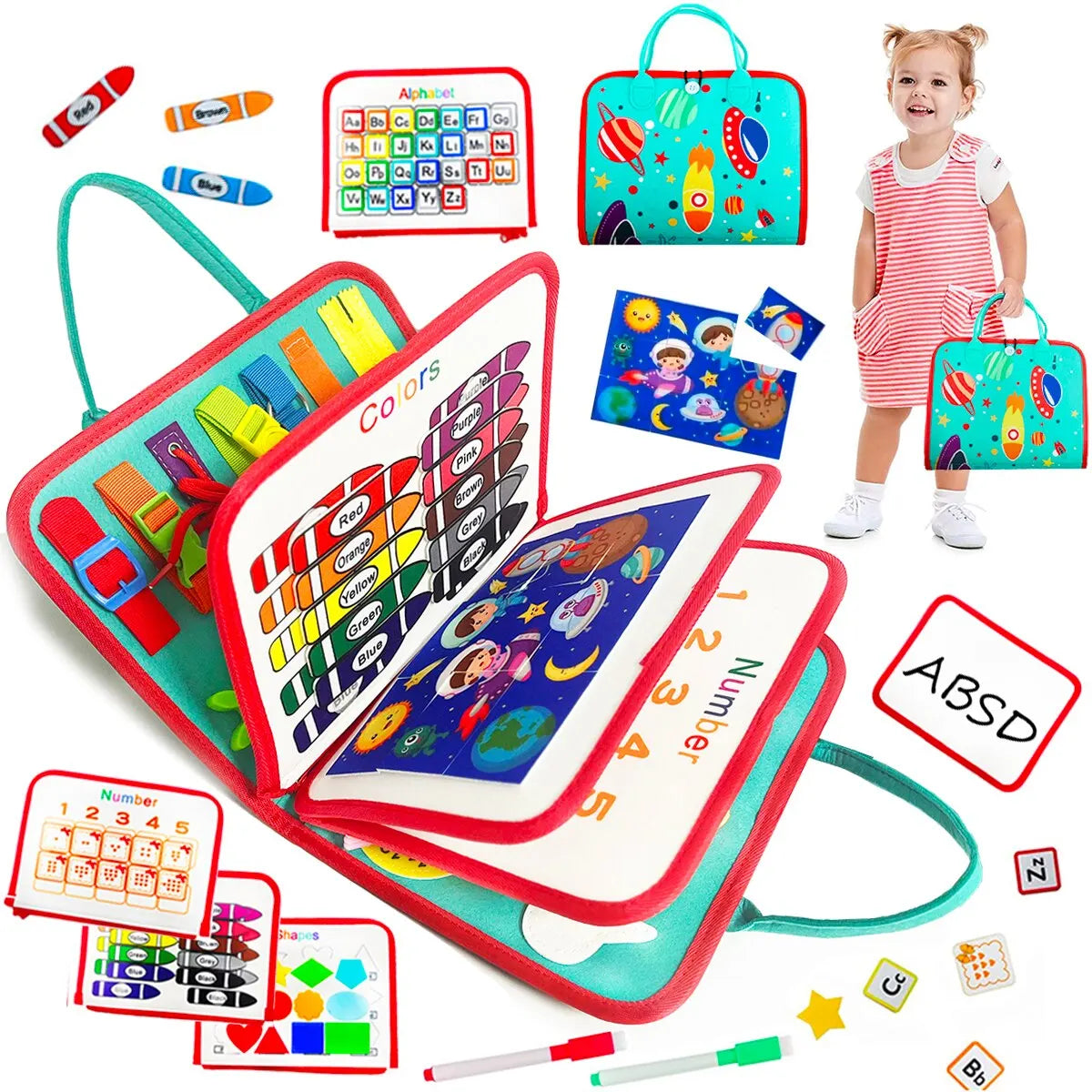 Montessori Busy Board-5