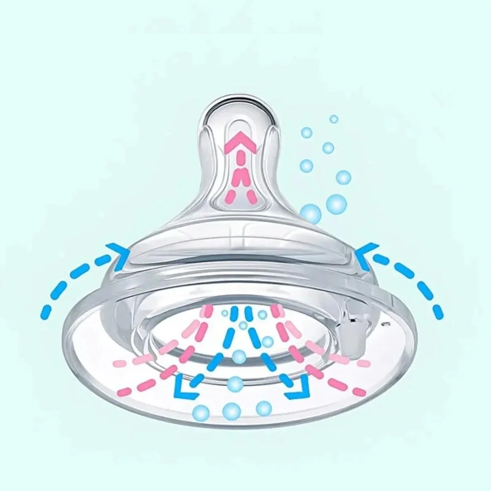 Mooma Kindy Bottle Fast Flow 18+ months 250ml - Ball Blue - Bottles