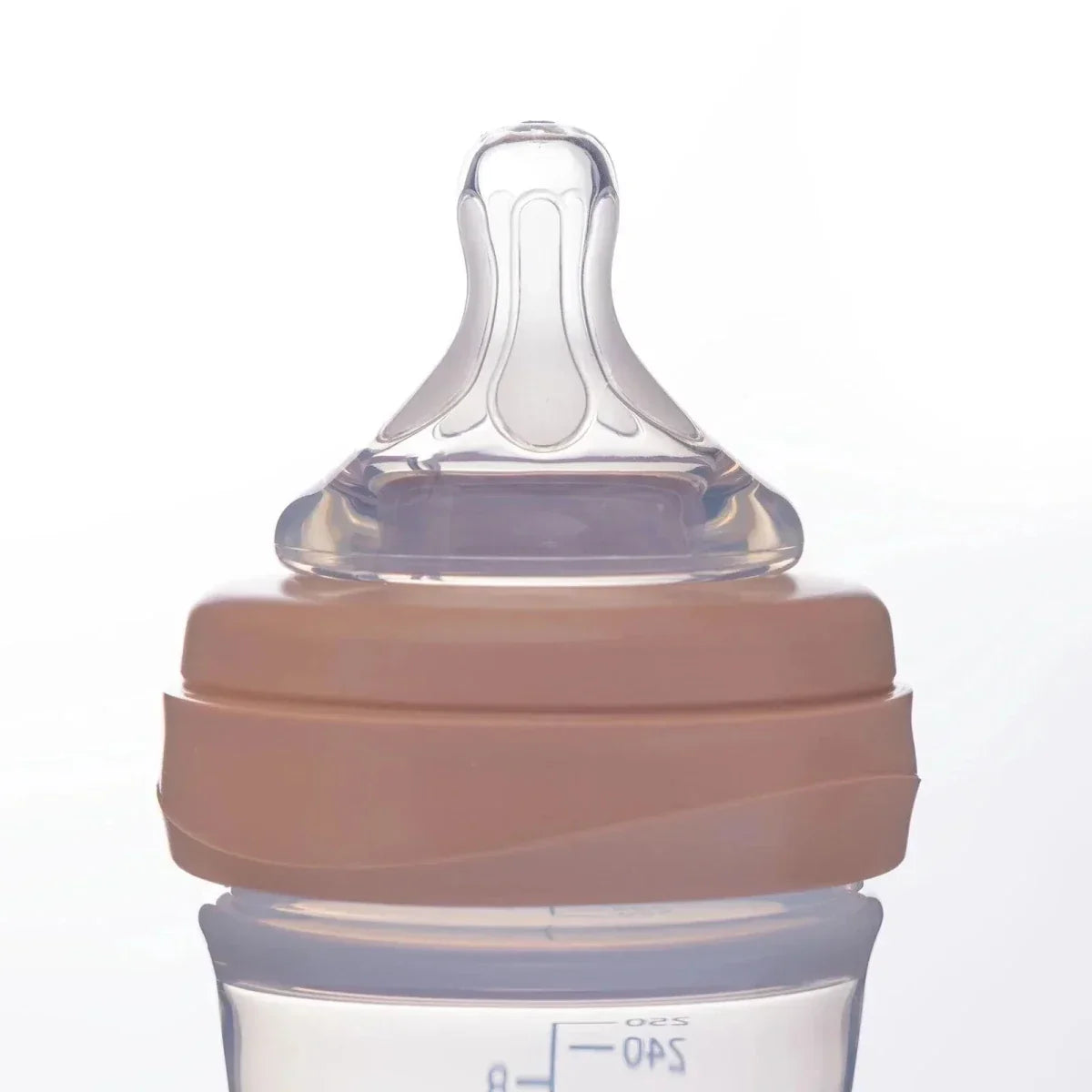 Mooma Kindy Bottle Medium Flow 6-18 months 250ml - Old Rose - Bottles