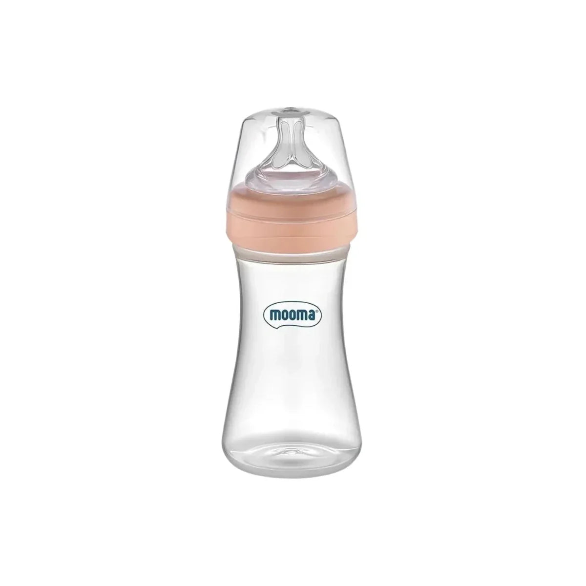Mooma Kindy Bottle Medium Flow 6-18 months 250ml - Old Rose - Bottles