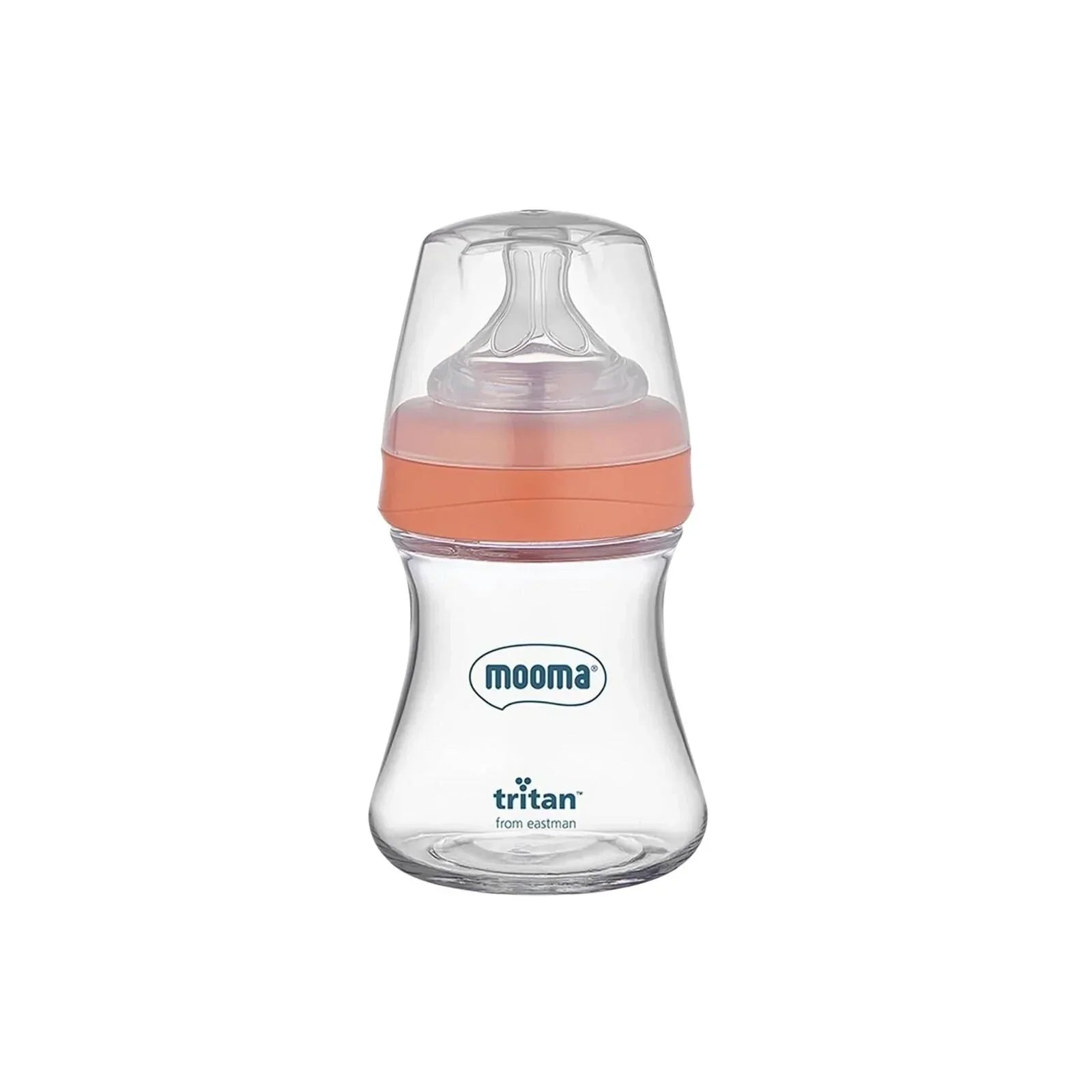 Mooma Neutra Tritan Bottle Slow Flow 0-6 months 150ml - Coral Pink - Bottles