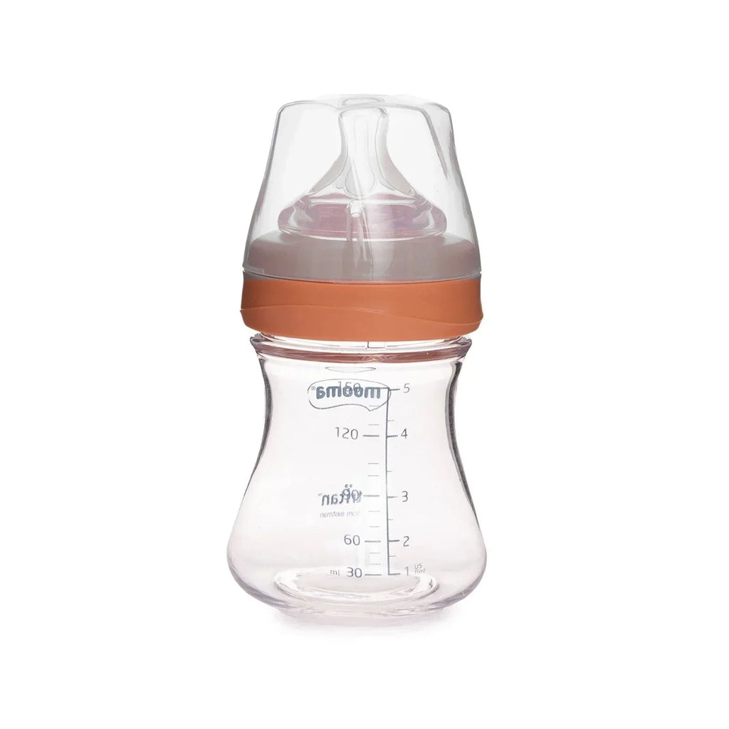 Mooma Neutra Tritan Bottle Slow Flow 0-6 months 150ml - Coral Pink - Bottles