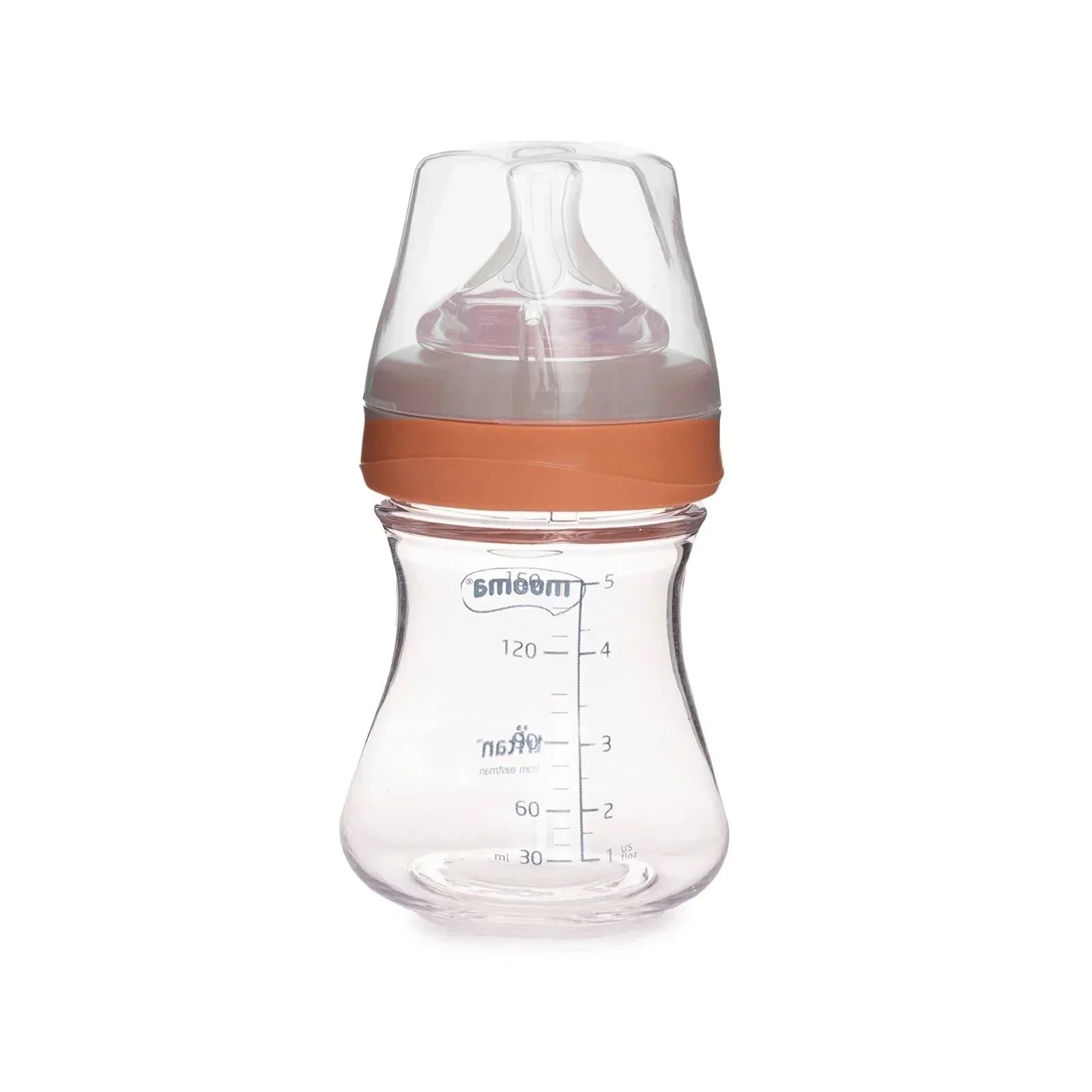 Mooma Neutra Tritan Bottle Slow Flow 0-6 months 150ml - Coral Pink - Bottles