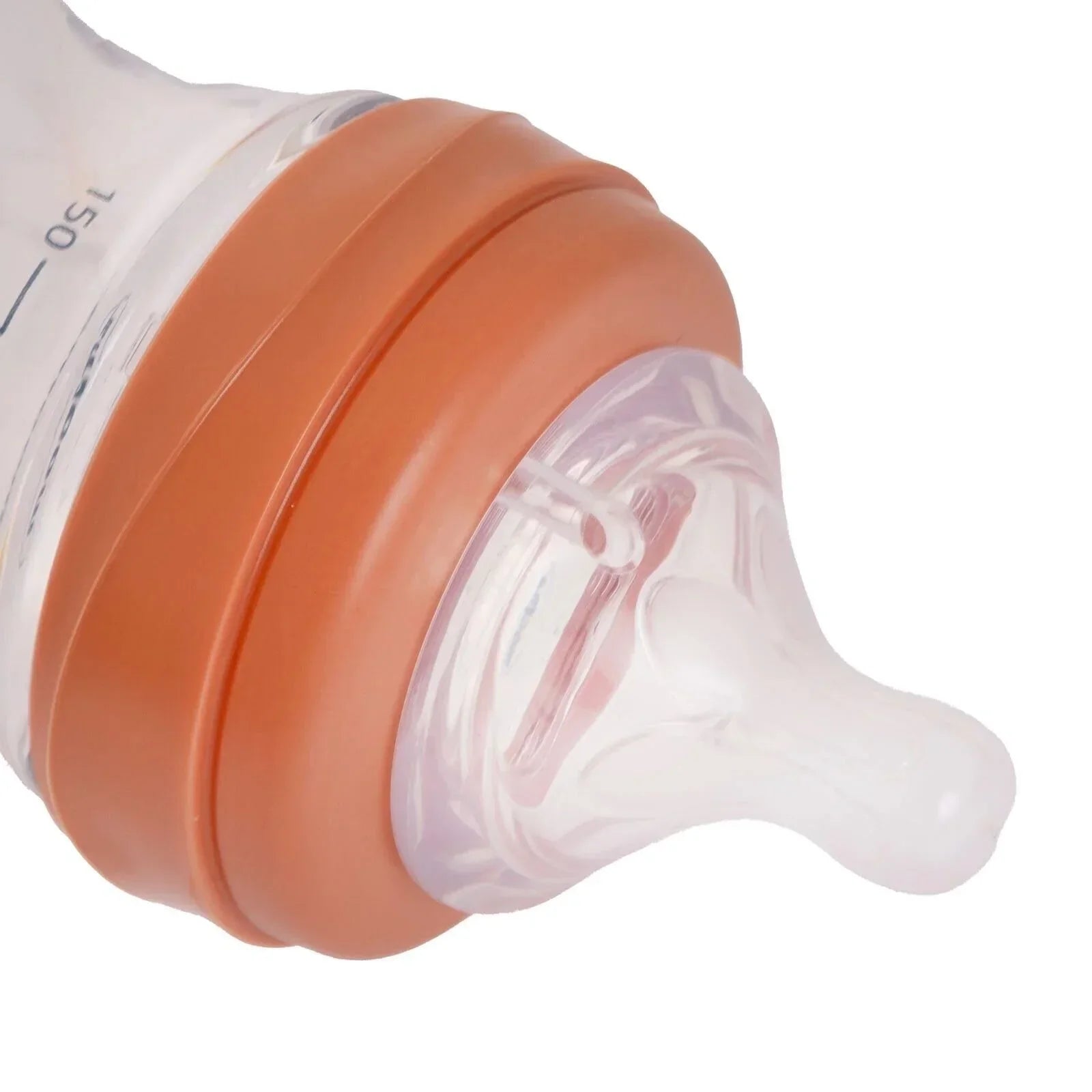 Mooma Neutra Tritan Bottle Slow Flow 0-6 months 150ml - Coral Pink - Bottles