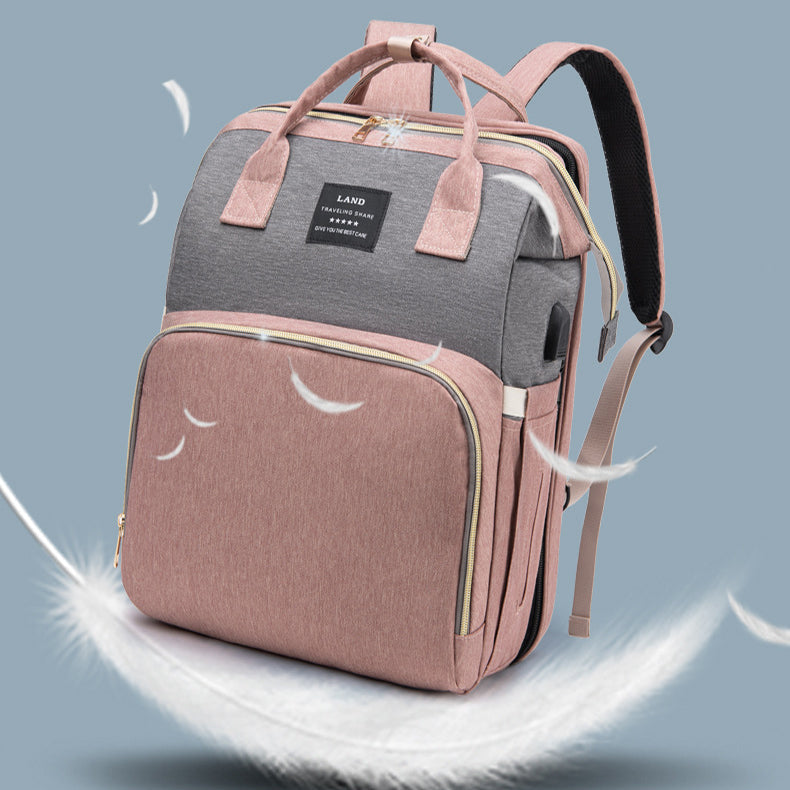 Mummy Baby Bag Backpack – Large Insulated Nappy & Milk Bag - Baby Changing & Nappy Bags