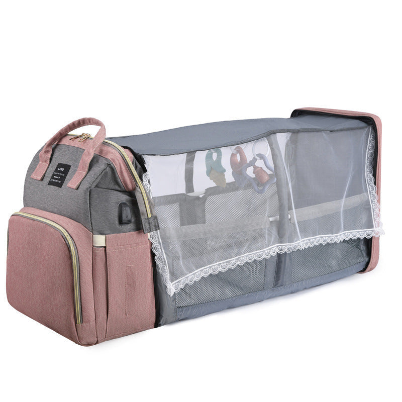 Mummy Baby Bag Backpack – Large Insulated Nappy & Milk Bag - Baby Changing & Nappy Bags