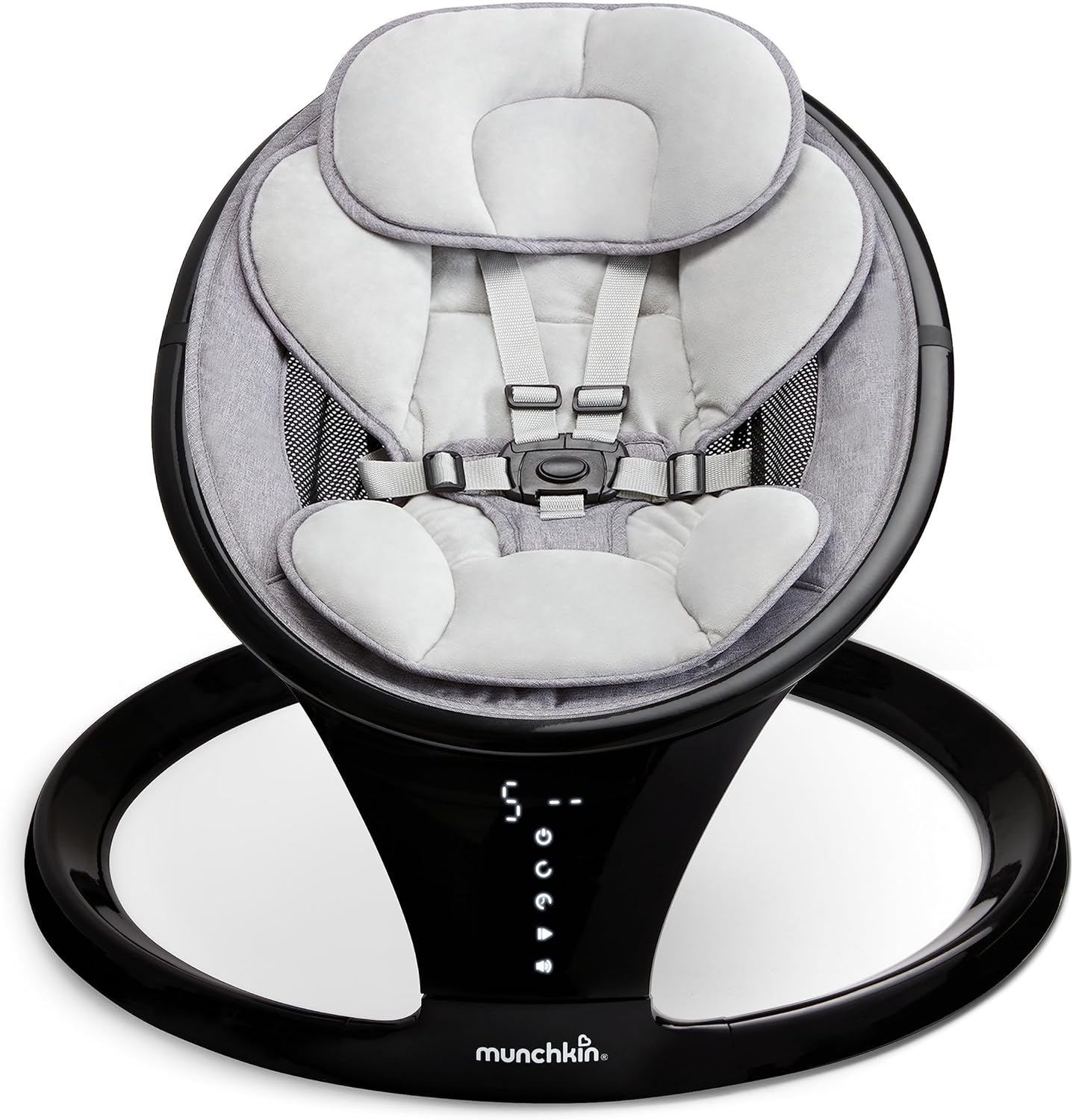 Munchkin Bluetooth Enabled Newborn Swing / Rocker – Black - Rocker & Bouncer