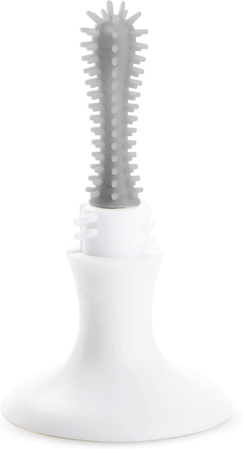 Munchkin Bristle Bottle Cleaning Brush – Grey - Bottle Brush / Drying Rack