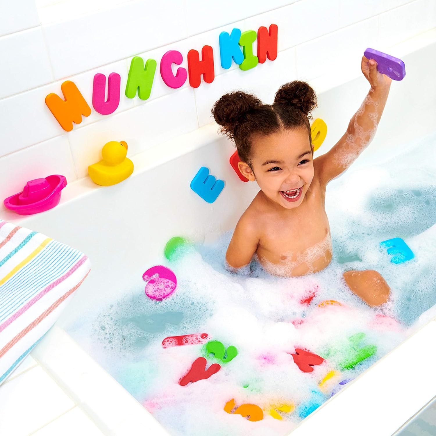 Munchkin Letters and Numbers Bath Toys (36 Items) - Bath Toy