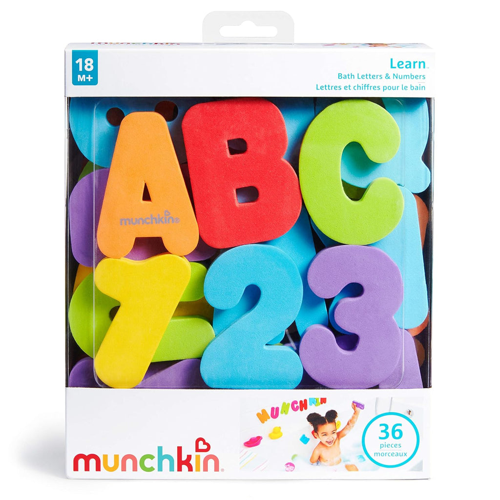 Munchkin Letters and Numbers Bath Toys (36 Items) - Bath Toy