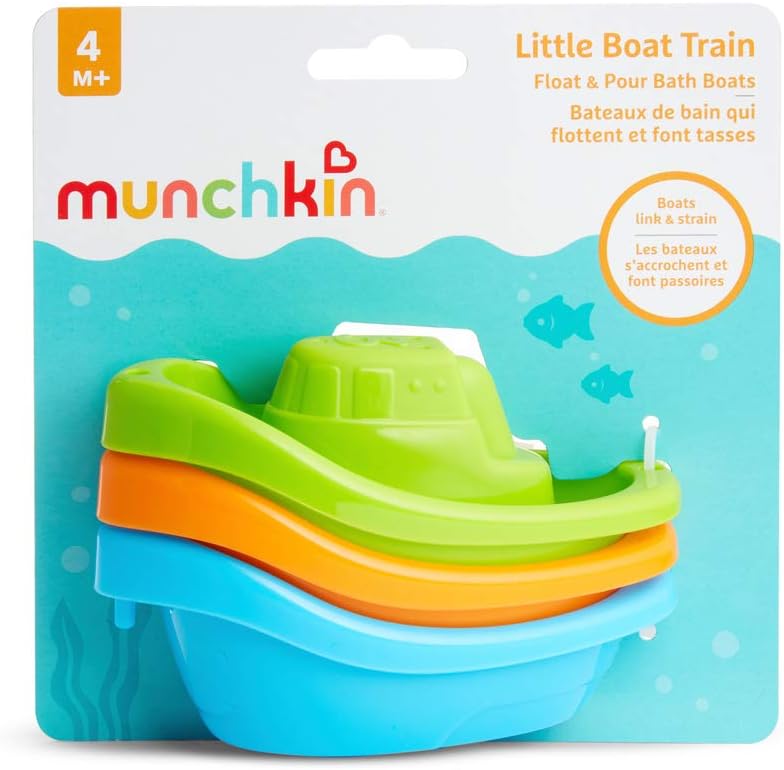Munchkin Little Boat Train Bath Toys Set - Bath Toy