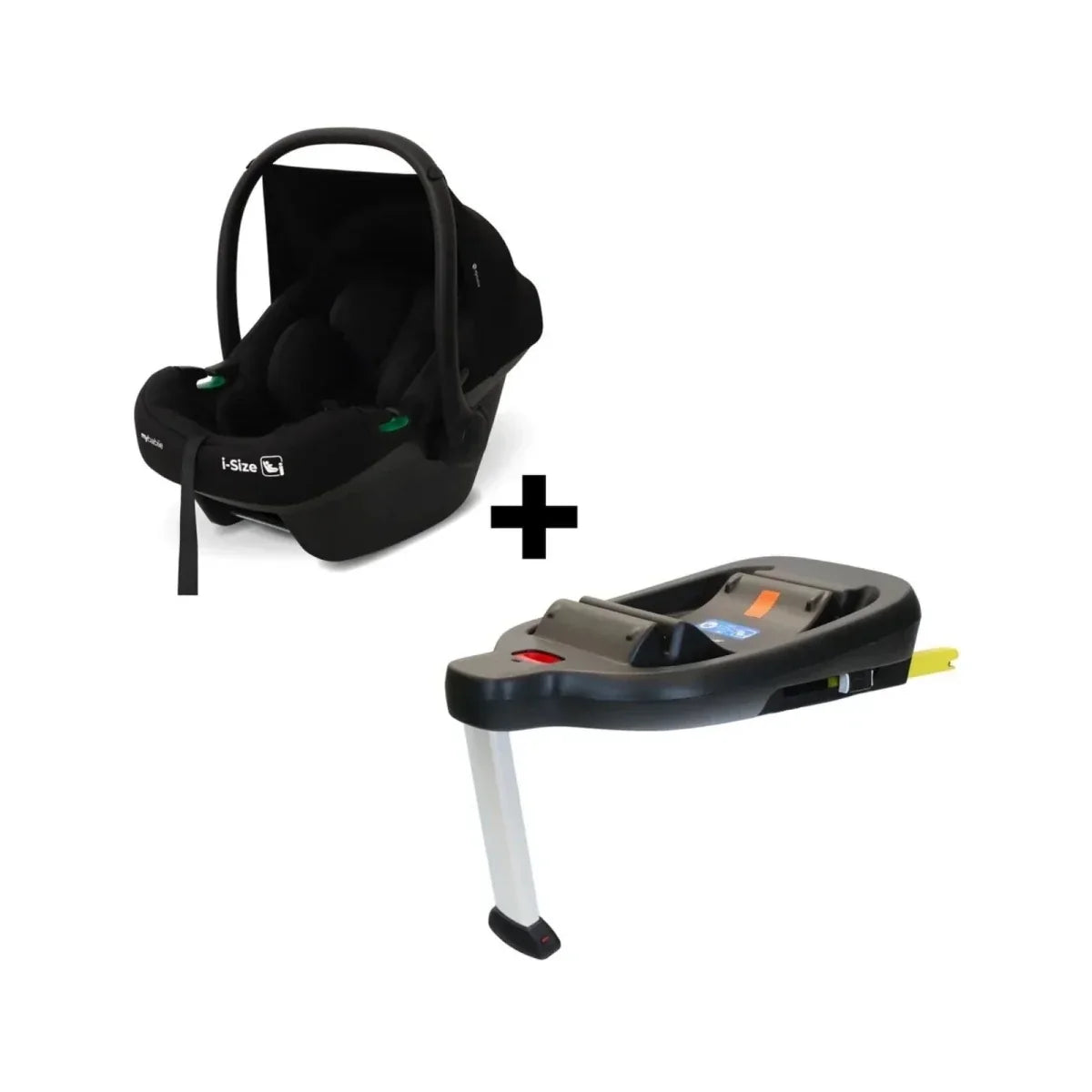 My Babiie MB450i 3-in-1 Travel System - Black - Black - 4 Wheel Travel Systems