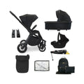 My Babiie MB450i 3-in-1 Travel System - Black - Black - 4 Wheel Travel Systems