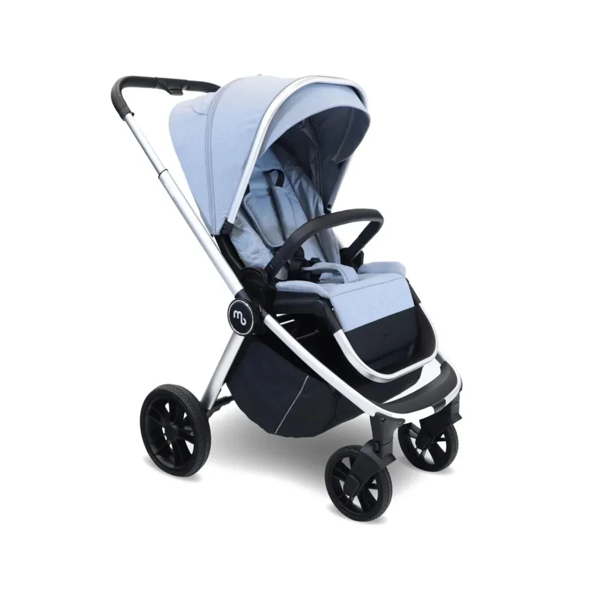My Babiie MB450i 3-in-1 Travel System - Steel Blue - Steel Blue - 4 Wheel Travel Systems