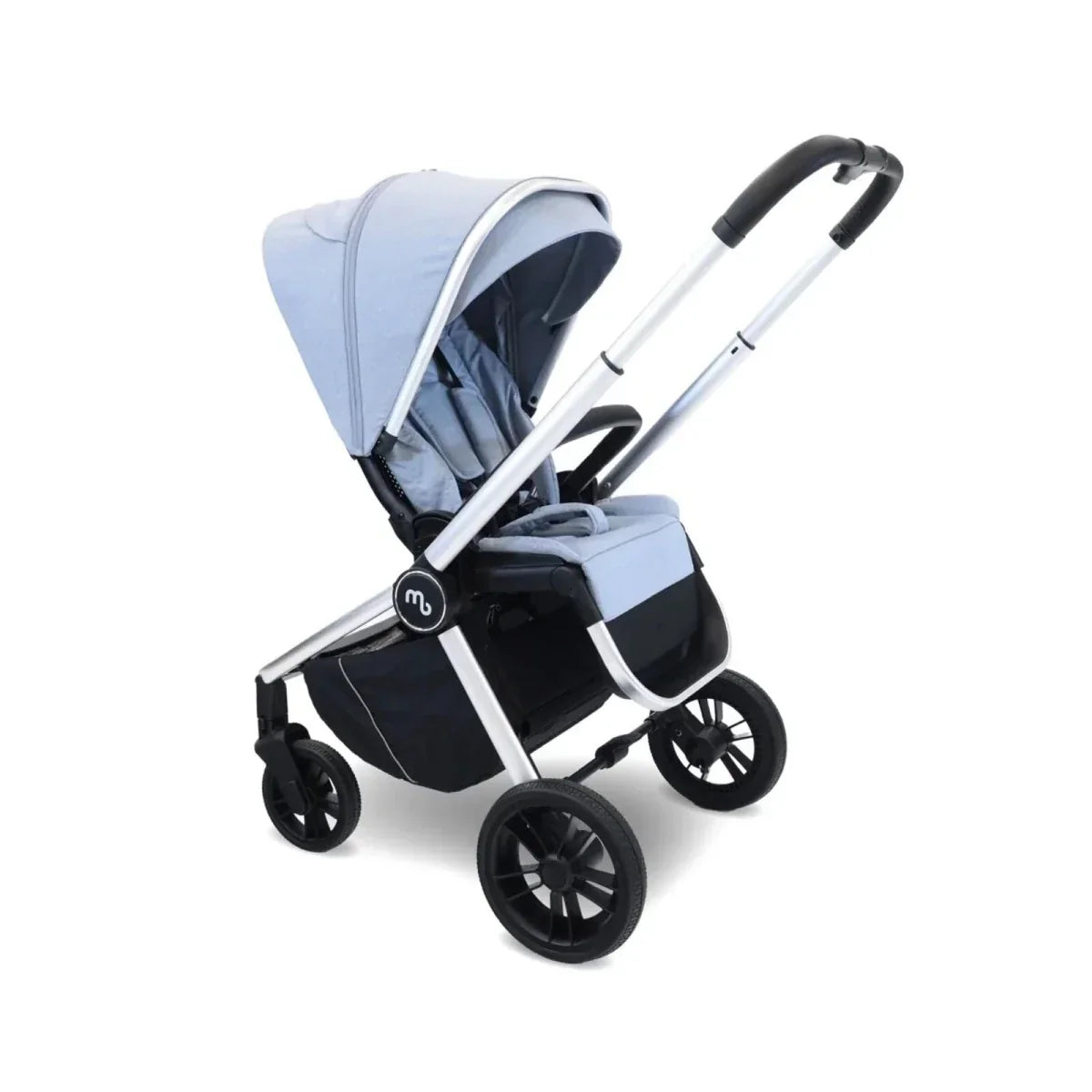 My Babiie MB450i 3-in-1 Travel System - Steel Blue - Steel Blue - 4 Wheel Travel Systems