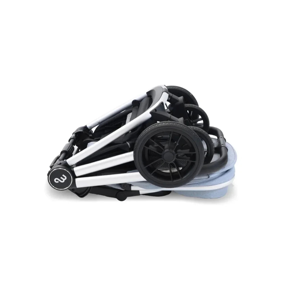 My Babiie MB450i 3-in-1 Travel System - Steel Blue - Steel Blue - 4 Wheel Travel Systems