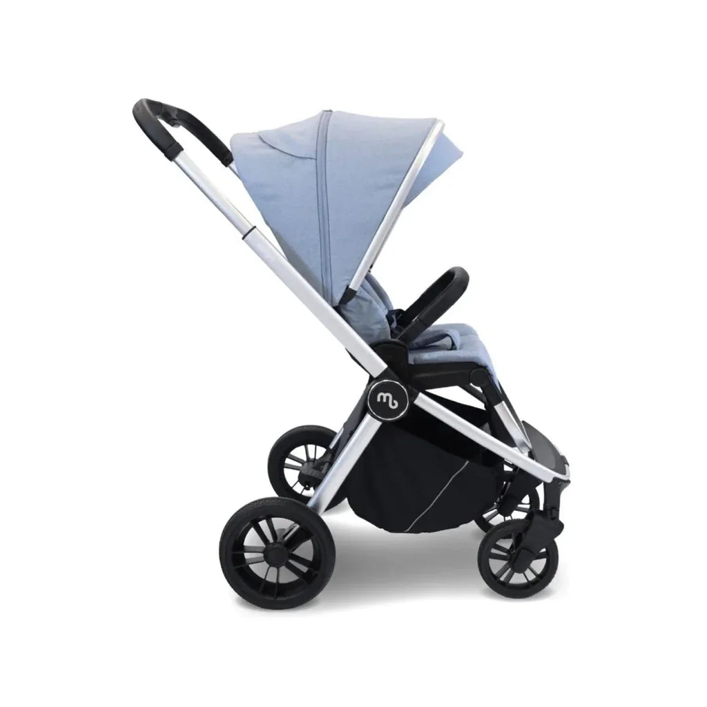 My Babiie MB450i 3-in-1 Travel System - Steel Blue - Steel Blue - 4 Wheel Travel Systems