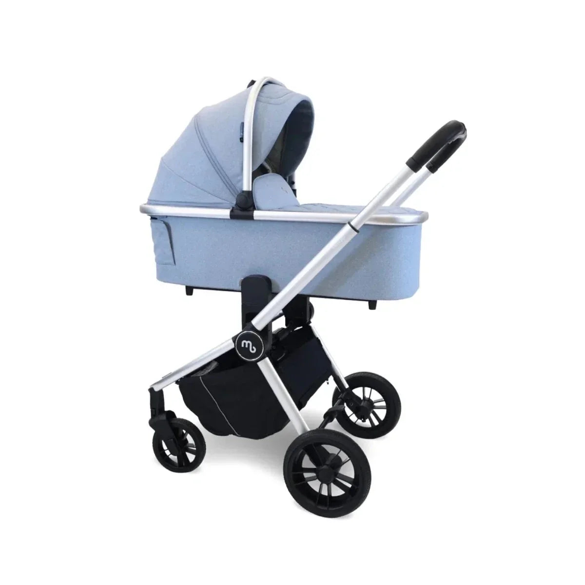 My Babiie MB450i 3-in-1 Travel System - Steel Blue - Steel Blue - 4 Wheel Travel Systems