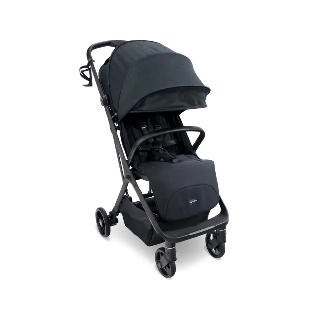 My Babiie MBX7 Auto-Fold Compact Stroller - Black - Black - Pushchairs & Buggies & Strollers
