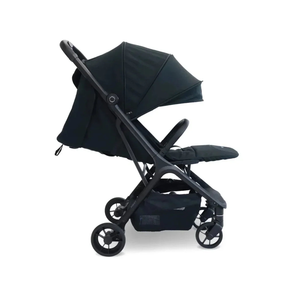 My Babiie MBX7 Auto-Fold Compact Stroller - Black - Black - Pushchairs & Buggies & Strollers