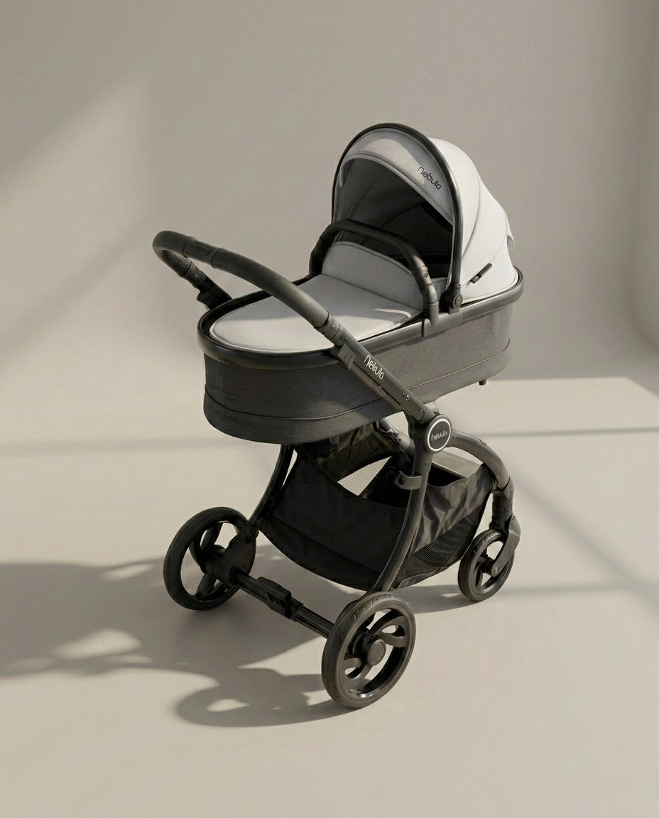 Nebula Pushchair Bundle - 5 Piece Set - Cool Grey - Stroller