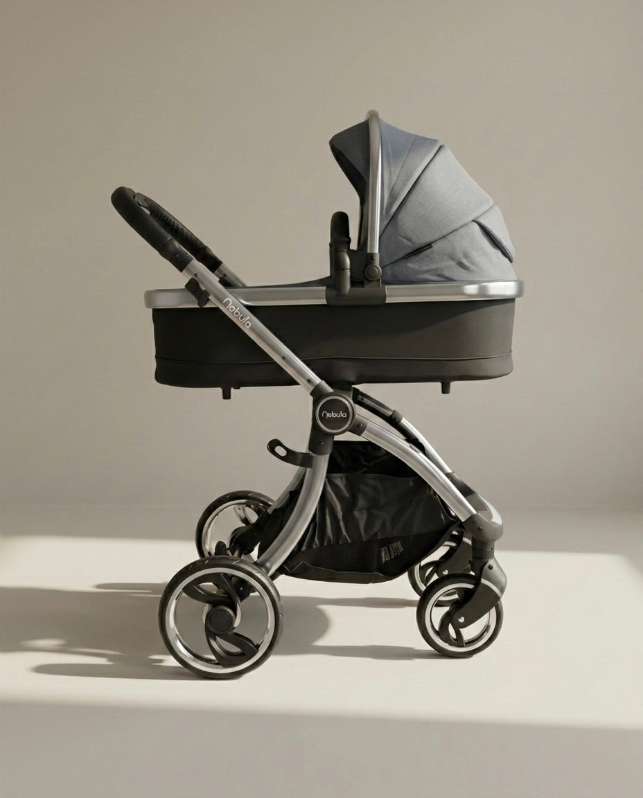 Nebula Pushchair Bundle - 5 Piece Set - Metro Grey - Stroller