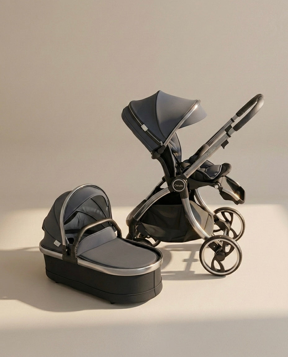 Nebula Pushchair Bundle - 5 Piece Set - Metro Grey - Stroller