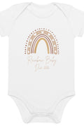 Neutral Heart Rainbow Baby Due Bodysuit - Bodysuits