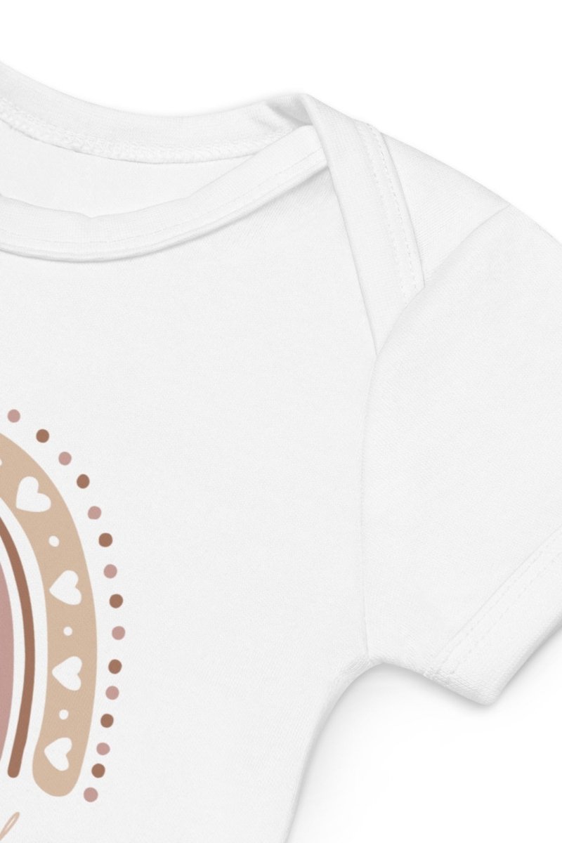 Neutral Rainbow Baby Due Bodysuit - Bodysuits