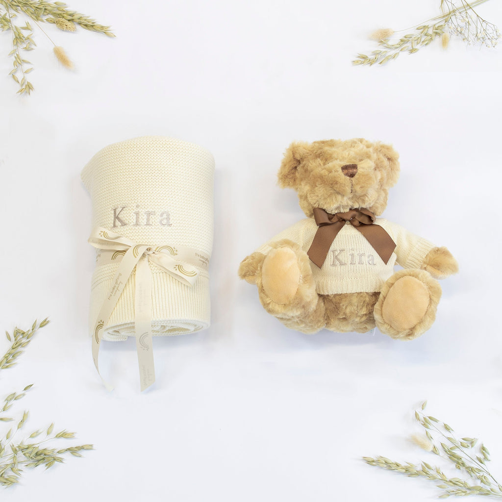 New Baby Blanket and Teddy - Baby