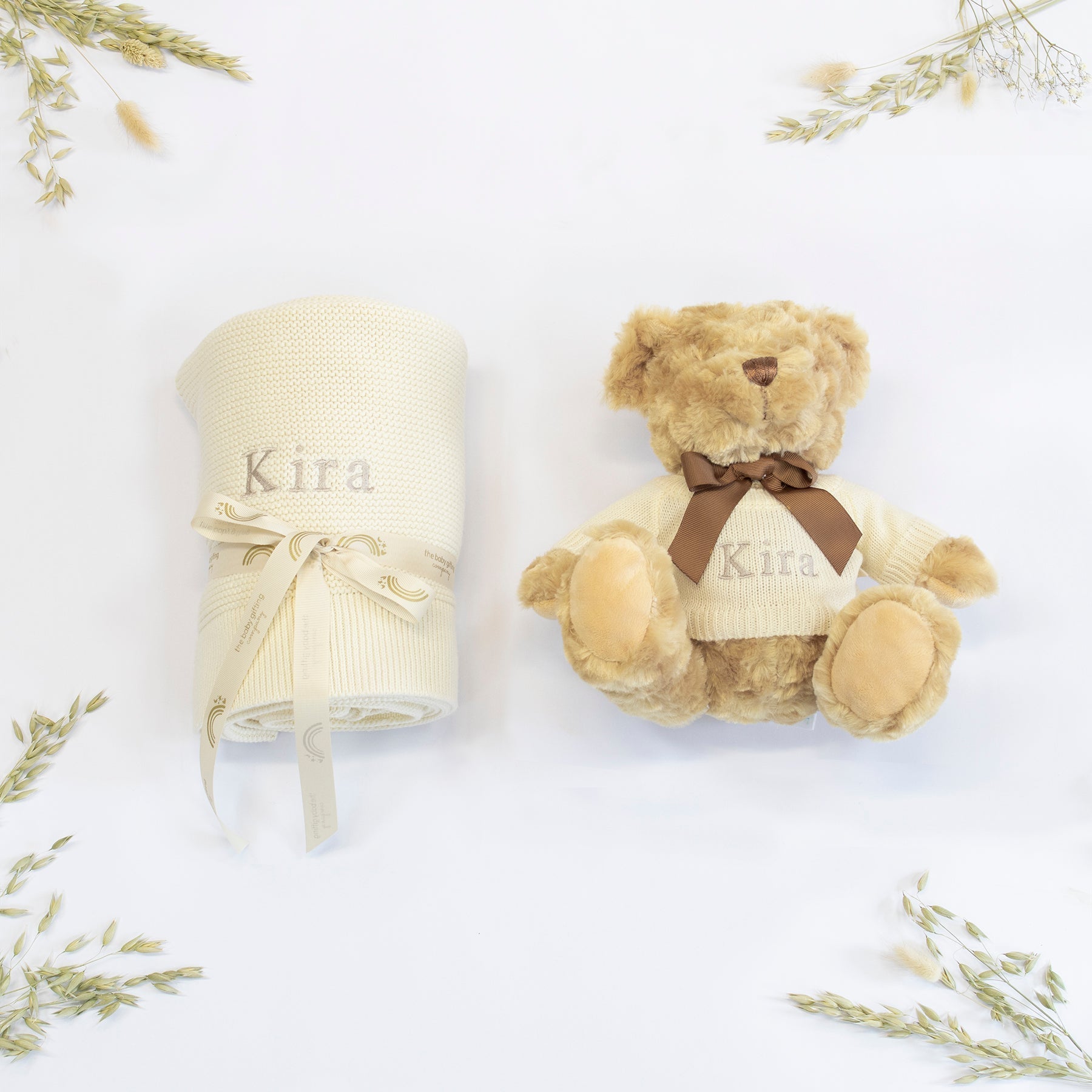 New Baby Blanket and Teddy - Baby