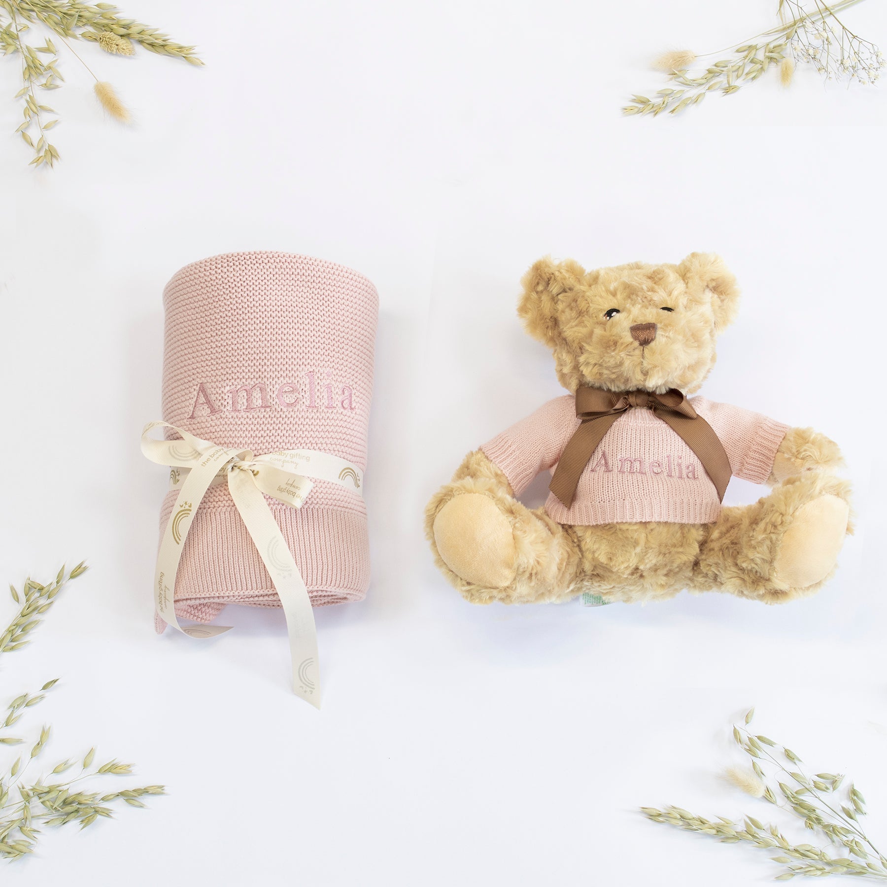 New Baby Blanket and Teddy - Baby