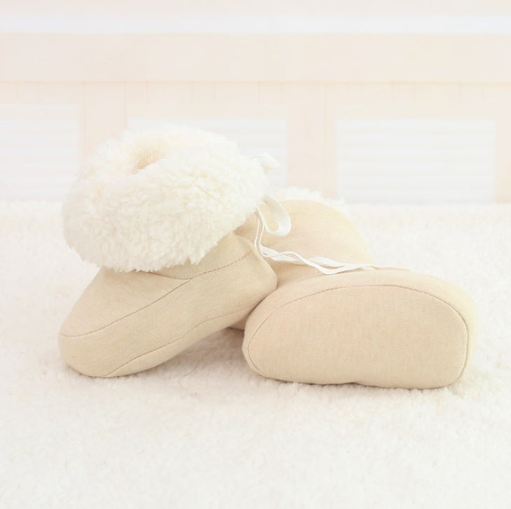 New style Baby Shoes Infant Soft Soled Footwear for Newborns Winter Toddler Keep Warm Print First Walkers Shoes