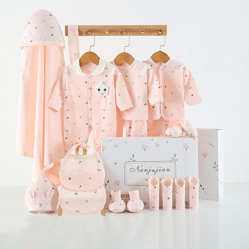 Newborn Baby Clothes Thin Suit Baby Gift Box - 4Style / 18pcs