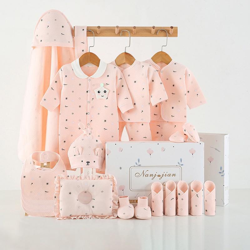 Newborn Baby Clothes Thin Suit Baby Gift Box - 7Style / 22pcs