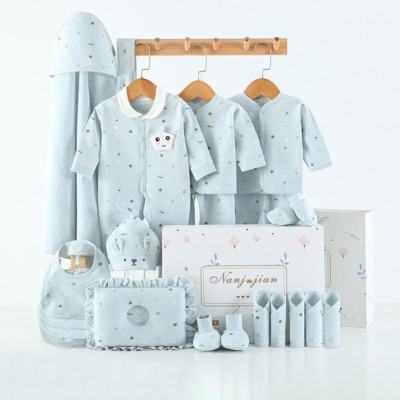 Newborn Baby Clothes Thin Suit Baby Gift Box - 8Style / 22pcs
