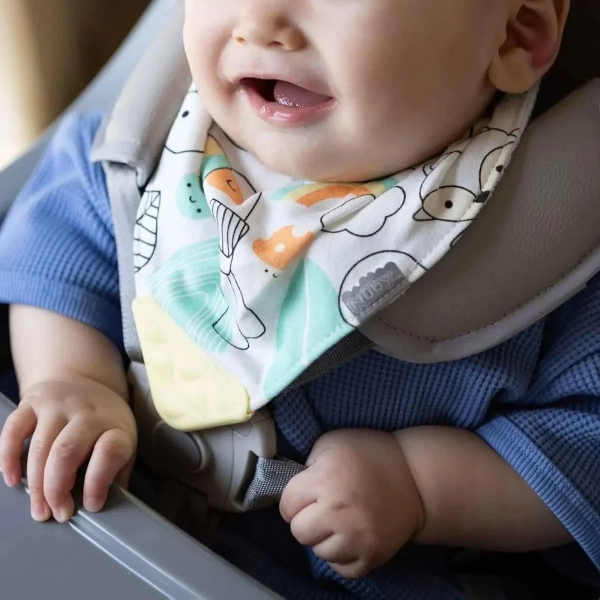 Nuby Bandana Bibs Pack of 3 Assorted - Bibs