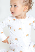 Ocean Bamboo Zip Sleepsuit One Piece - Sleepsuits