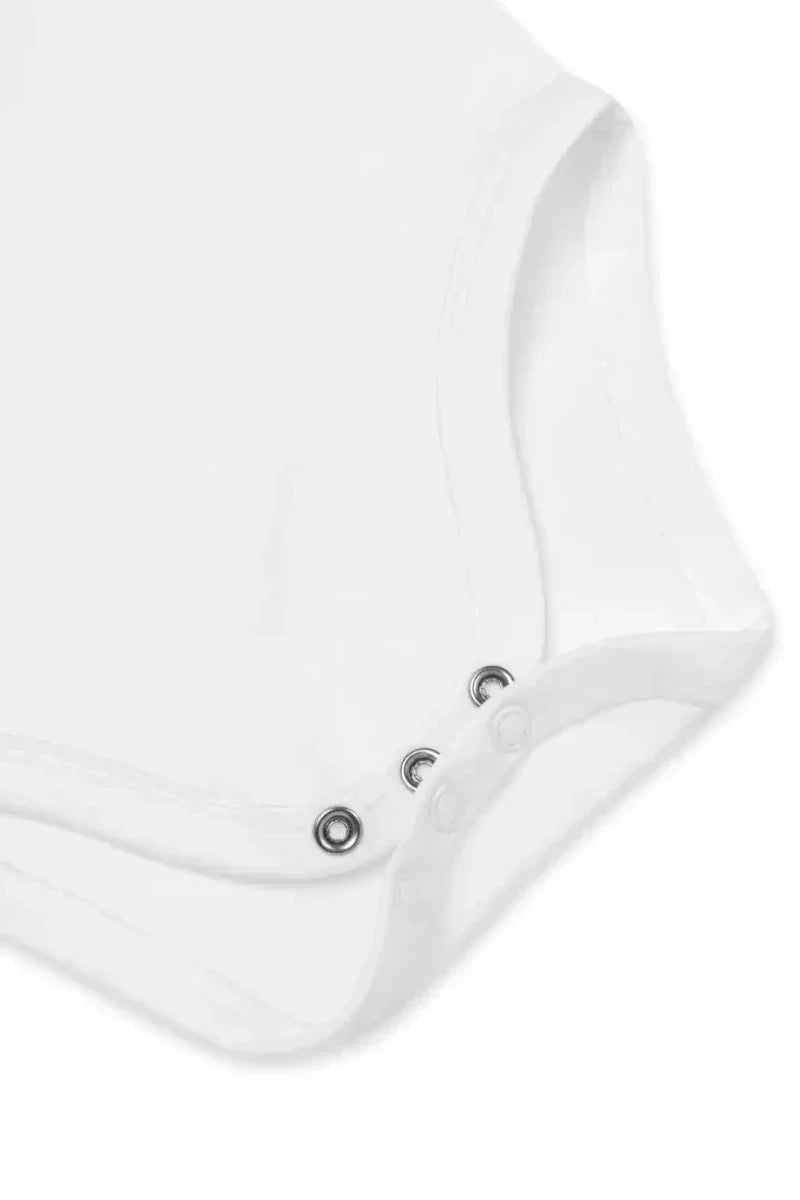 Orange Personalised Bodysuit in White - Bodysuits