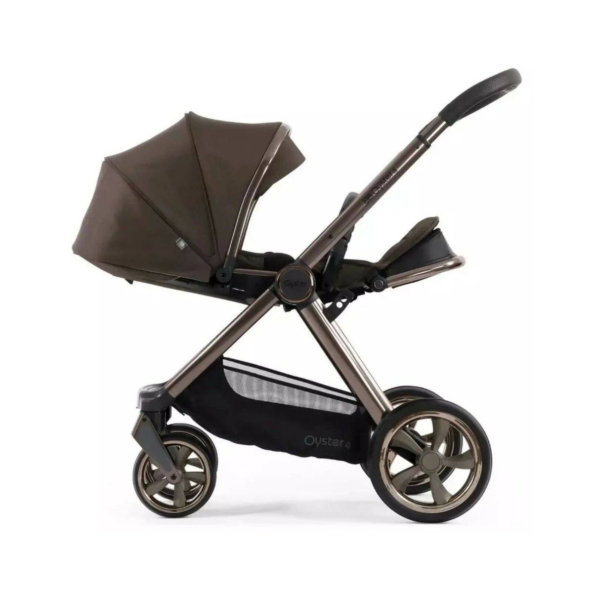 Oyster 4 Single Stroller - Chocolate Velvet - Chocolate Velvet - Pushchairs & Buggies & Strollers