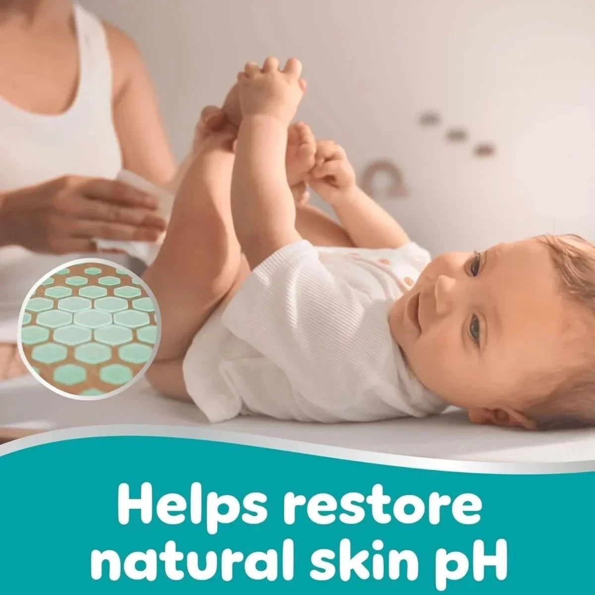 Pampers 99% Water Plastic Free Baby Wipes 12x60 pcs - Baby Wipes