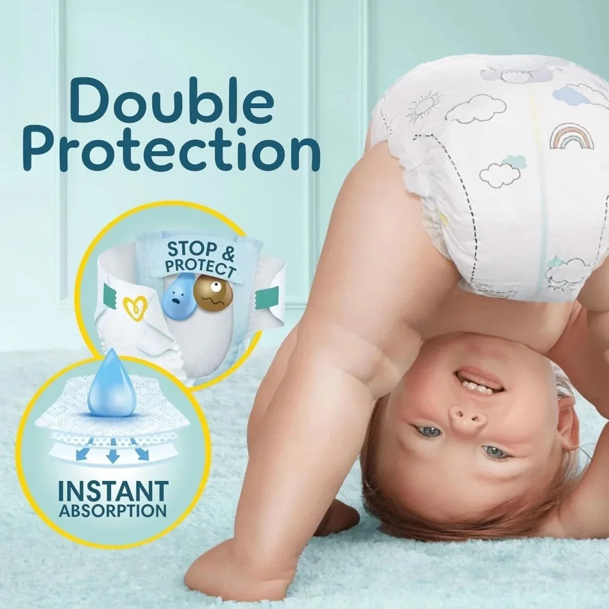 Pampers Premium Protection Size 3 Jumbo Pack 70 nappies - Pants