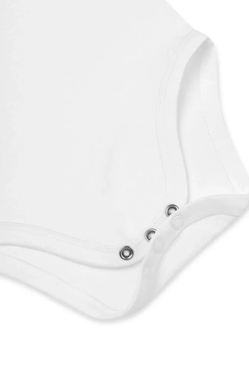 Peach Personalised Bodysuit in White - Bodysuits
