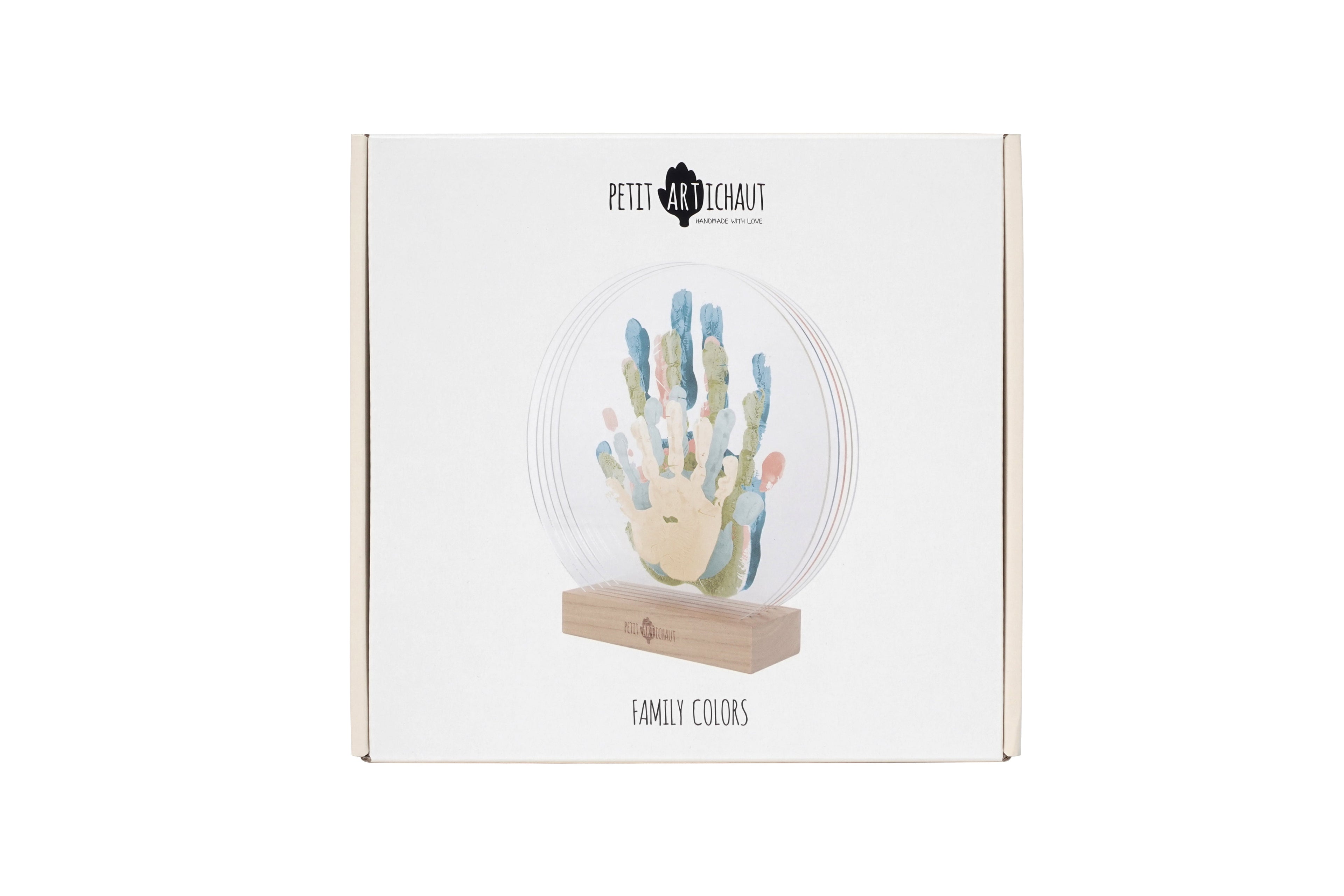 Petit Artichaut Acrylic Family Hand Print Keepsake - Keepsake
