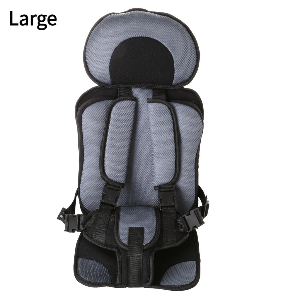 Portable Baby Safety Seat Pad – Thickened Sponge Car & Stroller Mat - Gray large - Baby Travel & Safety